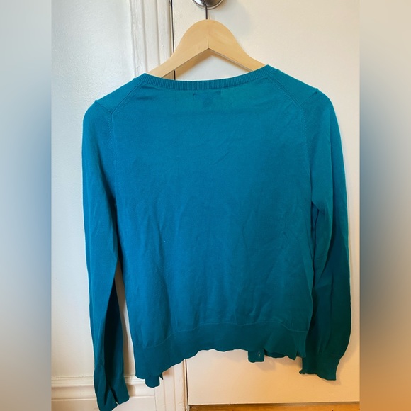 Turquoise button-up cardigan. Excellent condition! - Picture 3 of 3
